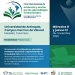 Foro internacional de evidencia y acción para los aprendizajes fundacionales